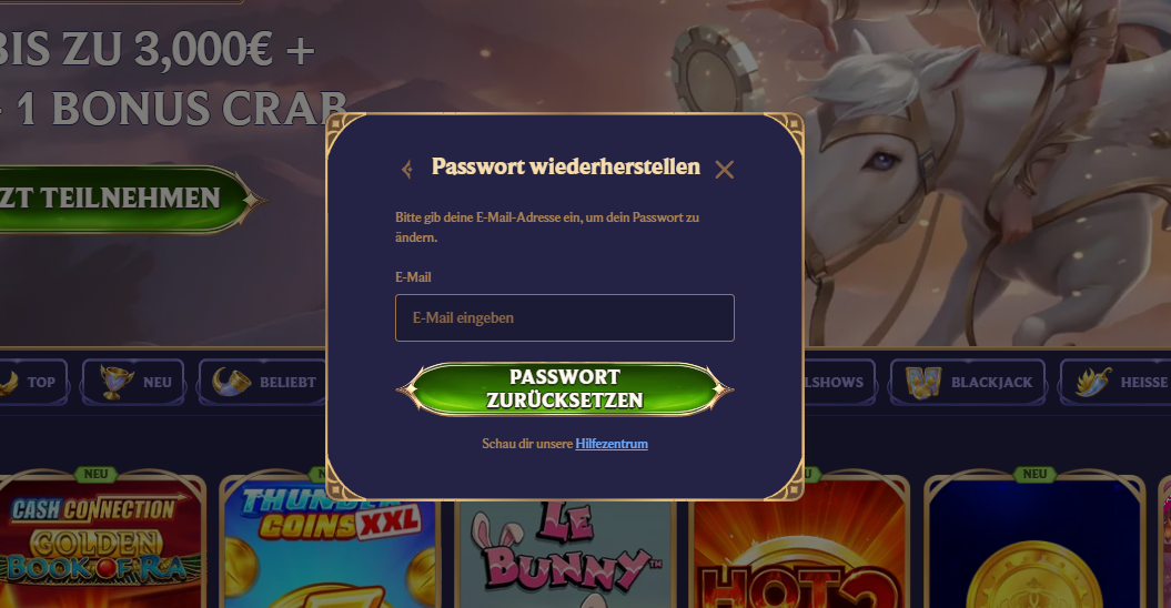 Diva Spin Casino Login Probleme lösen